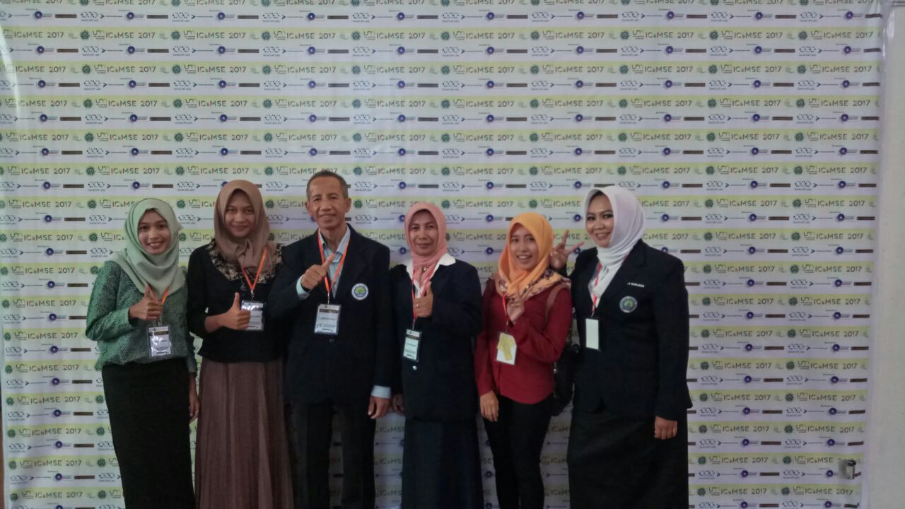 MAHASISWA MAGISTER S2 JURUSAN BIOLOGI TURUT SERTA MENJADI PANITIA DI ICOMSE 2017 DAN ICOLIST 2018
