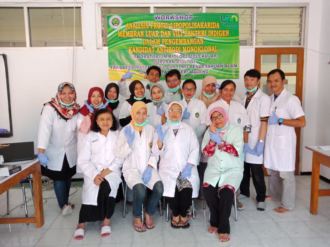 MAHASISWA MAGISTER S2 JURUSAN BIOLOGI AKTIF MENGIKUTI KEGIATAN WORKSHOP DAN STUDENT MOBILITY DENGAN UNIVERSITAS TEKNOLOGI MALAYSIA