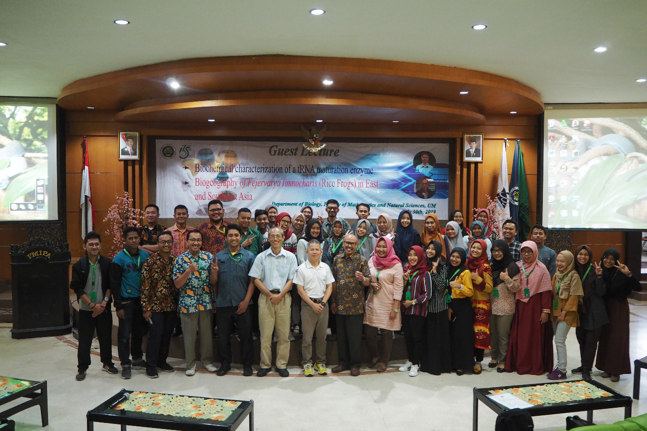 Kuliah Tamu dari Department of Life Sciences, National Central University, Taiwan