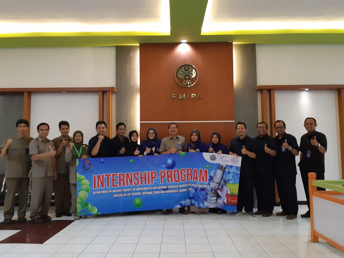 Enam Delegasi Jurusan Biologi Mengikuti Program Research Internship di National Tsing Hua University, Taiwan