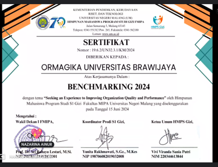 Benchmarking HMPS Gizi 2024, Cerminkan SDGs 4 Pendidikan Berkualitas dan SDGs 13 Penanganan Perubahan Iklim